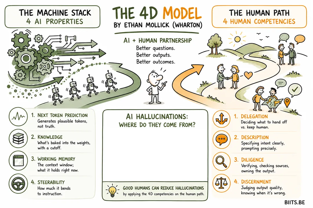 The 4D Model, credit Ethan Mollick (Wharton)